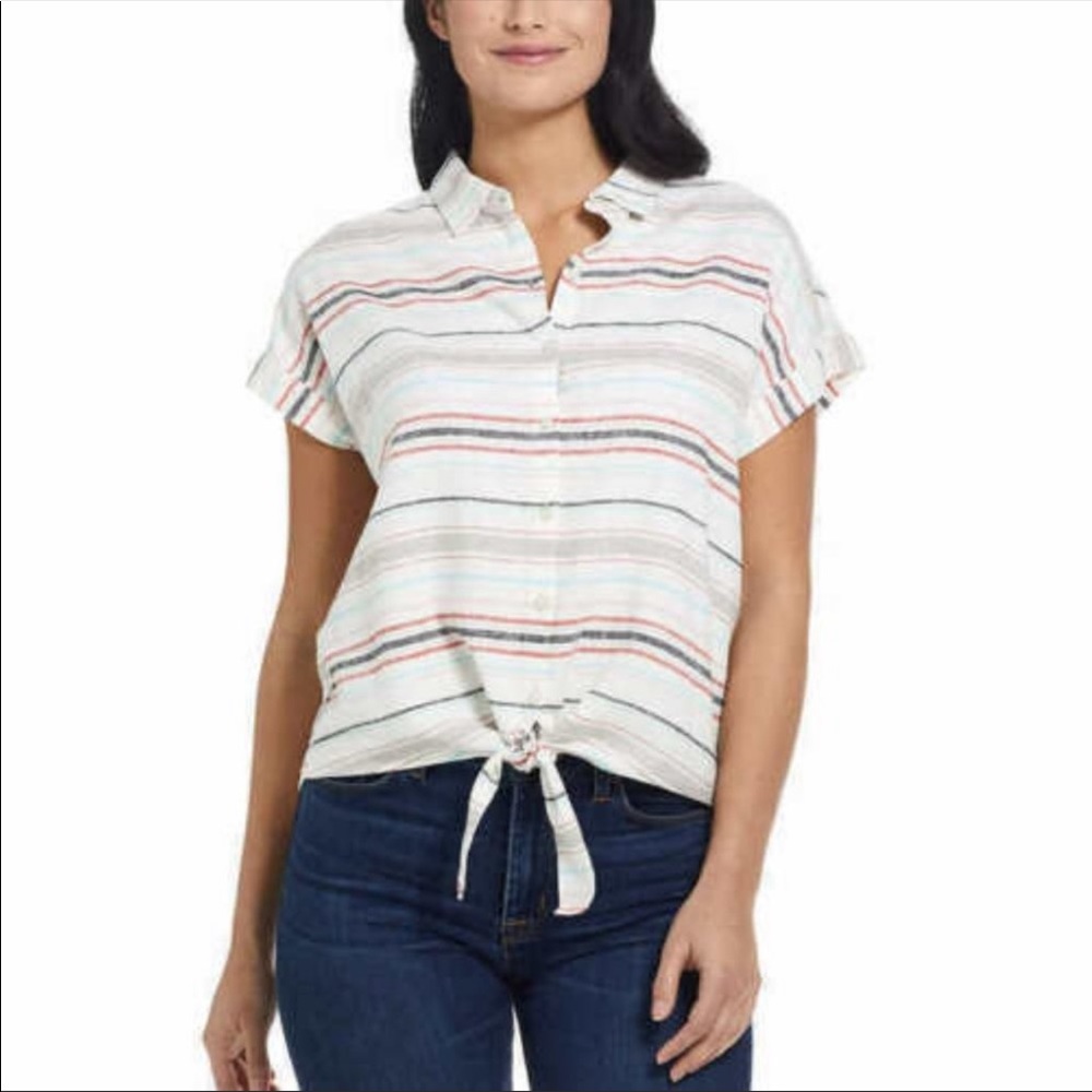 Weatherproof Vintage Striped Top (XL)